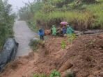 Kondisi lokasi longsor di Dusun Kaliwadas